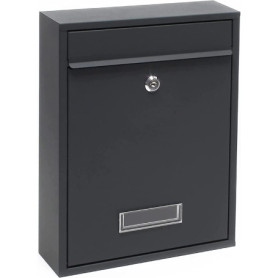 Boîte aux Lettres Kippen Mail Anthracite - Design Moderne et Pratique
