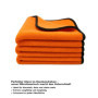Kemes Lot de 3 Chiffons en Microfibre Orange - 600 g/m², Ultra Absorbants
