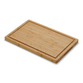 Planche à Découper en Bambou LARHN avec Poignée Intégrée - 38 x 25 cm