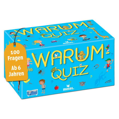 Moses Das Warum-Quiz - Jeu de société éducatif pour enfants