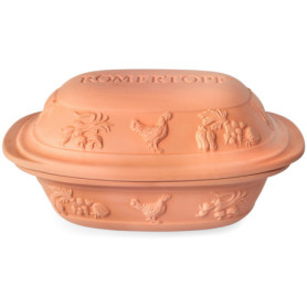 Cocotte en Terre Cuite Römertopf Rustico - 5 Litres pour 6 Personnes