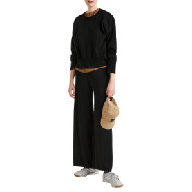 Pull Boxy Noir en Coton United Colors of Benetton pour Adultes