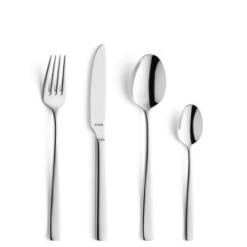 Ensemble de Couverts Amefa Martin pour 4 Personnes - 16 Pièces en Acier Inoxydable