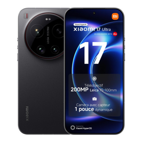 Xiaomi 17 Ultra - Smartphone 16+512 Go avec Téléobjectif Leica 200MP