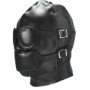 Cagoule de Bondage avec Bâillon Amovible - The Bondage Locker, Noir