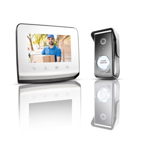 Visiophone Somfy V350 avec Écran 7 Pouces et Vision Nocturne