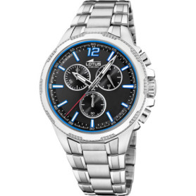 Montre Chronographe en Acier Inoxydable Lotus