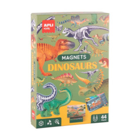 APLI Kids - Jeu Magnétique Dinosaures Éducatif pour Enfants dès 5 Ans