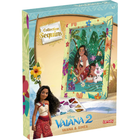 Kit Créatif Disney Vaiana - Décorez avec des Sequins Brillants