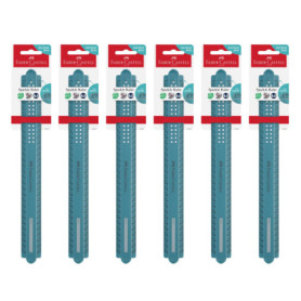 Règle incassable Sparkle 30 cm - Set de 6 Faber-Castell