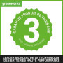 Coupe-bordures Greenworks 48V 2en1 avec Batteries et Chargeur - 38cm