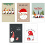 Lot de 5 cartes de Noël haut de gamme avec enveloppes assorties
