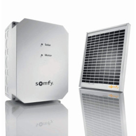 Kit Solaire Somfy 2400961 pour Alimentation de Portails et Garages