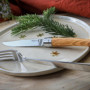 Coffret de 4 Couteaux de Table Chic en Bois d'Olivier - Opinel