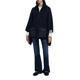 Poncho Mix Aldama Noir pour Adultes - Desigual