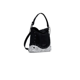 Sac à dos Desigual Jersey 2.0 Snake Patch Mini - Noir