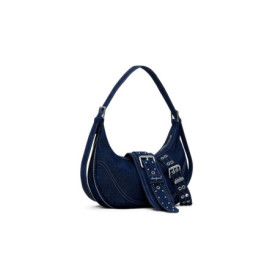 Sac à épaule Desigual Calgary Bindella en denim bleu marine