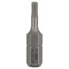 Jeu de 3 Embouts de Vissage Extra Dure Bosch HEX2.5