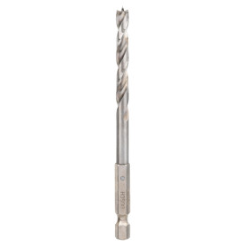 Foret Hélicoïdal Bosch PRO Wood HSS Ø 6 mm pour Bois Dur et Tendre