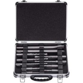 Bosch Lot de 11 Forets SDS+ avec Étui Aluminium pour Applications Difficiles