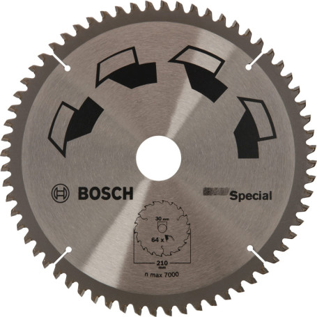 Lame de Scie Circulaire Bosch 210 mm - Coupe Précise pour Bois et Métaux