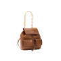 Sac à dos Desigual Sierra Prisa Mini en cuir camel