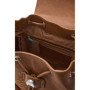 Sac à dos Desigual Sierra Prisa Mini en cuir camel