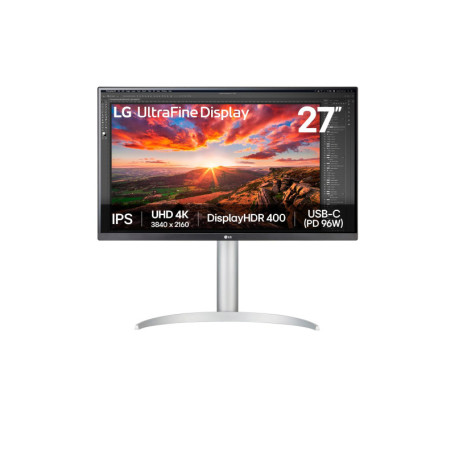 Moniteur LG UltraFine™ 27UP850K-W 27" 4K HDR IPS