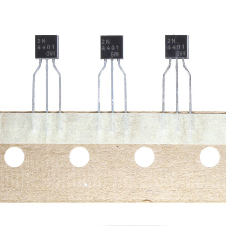 Paquet de 20 Transistors NPN 2N4401 TO-92 - 40V 600mA