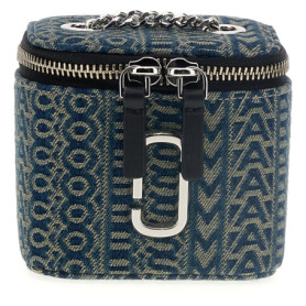 Sac de Toilette Mini Vanity en Denim Délavé - Marc Jacobs