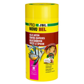 JBL ProNovo Bel Flakes - Aliment Flottant pour Poissons d'Aquarium 8-20 cm, 1L