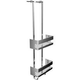 Étagère de Douche Suspendue Emco System2 avec 2 Paniers Chromés