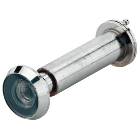 Judas de Porte d'Entrée en Nickel Mat - Ø 14 mm, Épaisseur 80 mm