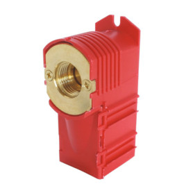 Boîte d'encastrement rouge Somatherm 3/4 EK femelle pour plomberie