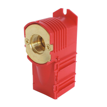 Boîte d'encastrement rouge Somatherm 3/4 EK femelle pour plomberie