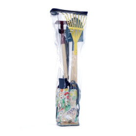 Vilac - Grand Set de Jardinier en Bois et Métal pour Enfants - Outils de Jardinage dès 3 Ans