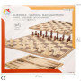 COLORBABY Jeu 3 en 1 Échecs, Dames et Backgammon - Plaisir Stratégique en Famille