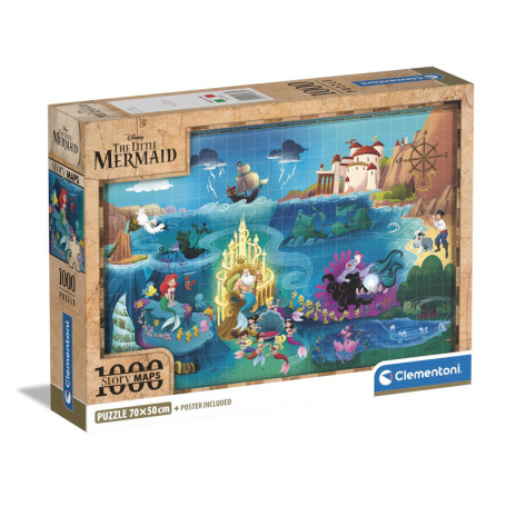 Puzzle Disney La Petite Sirène 1000 Pièces - Clementoni