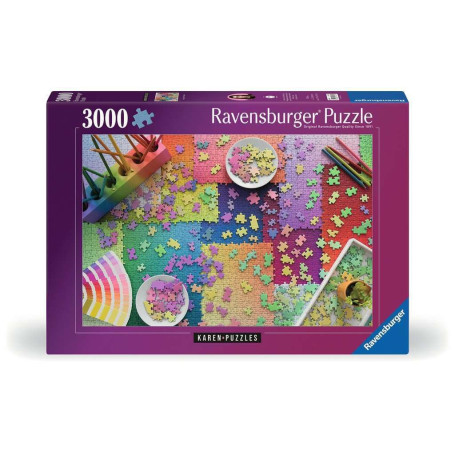 Puzzle Ravensburger 3000 pièces - Création originale Karen Puzzles