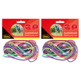 Jeu de Saut Gummitwist Idena - Corde Élastique Multicolore pour Enfants