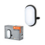 Applique LEDVANCE Bulkhead Noir IP65 - Luminaire Étanche 4W/7W/9W CCT