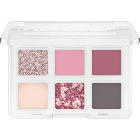 Palette de Fards à Paupières CATRICE Tiny Treasures - Teintes Mauves et Roses
