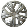Enjoliveurs Universels CORA 15 Pouces - Lot de 4 en Gris Aluminium