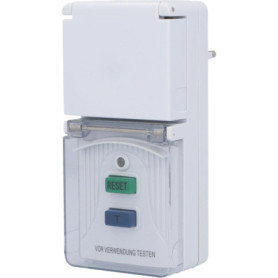 Disjoncteur Mobile UNITEC 41759 pour Intérieur et Extérieur IP44 Blanc