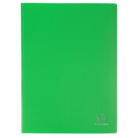 Exacompta Protège-documents OPAK - 100 Pochettes Cristal A4 - Vert Clair