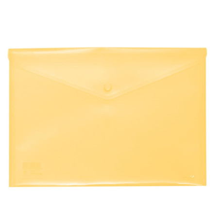 Porte-documents Ecoplás Grafoplás en plastique translucide jaune 17,5 x 24,5 cm