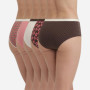 Lot de 5 Boxers Femme Les Pockets en Coton Multicolore