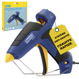 Pistolet à Colle Chaude Rapid EG280 - Débit 600 g/h, Chauffe Rapide, Poignée Souple