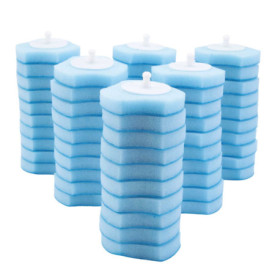 Recharge de Brosse de Nettoyage WC Jetable - 60 Unités Qezodsx