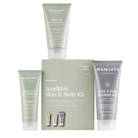 Coffret Soins Visage et Corps ManCave pour Hommes - Peaux Sensibles